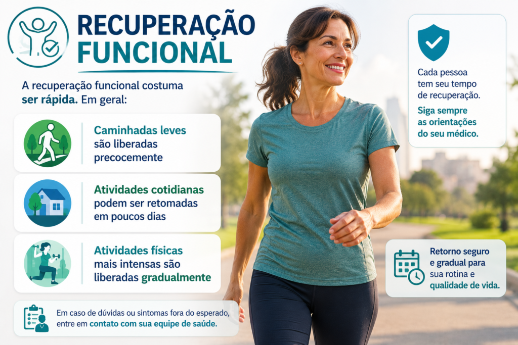 Recuperação funcional após cirurgia de vesícula